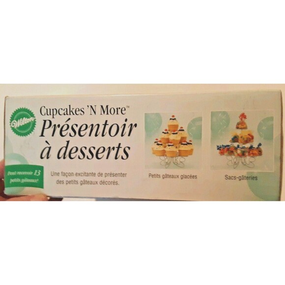 Wilton Cupcake N More Dessert Stand Holds 13 Parties Showers Holidays - Picture 3 of 5